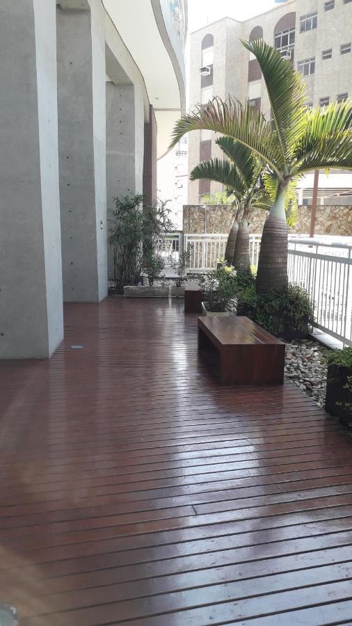 Maravilhoso Apto Vista Mar Jacuzzi Wi Fi Pé Areia Santos  Esterno foto