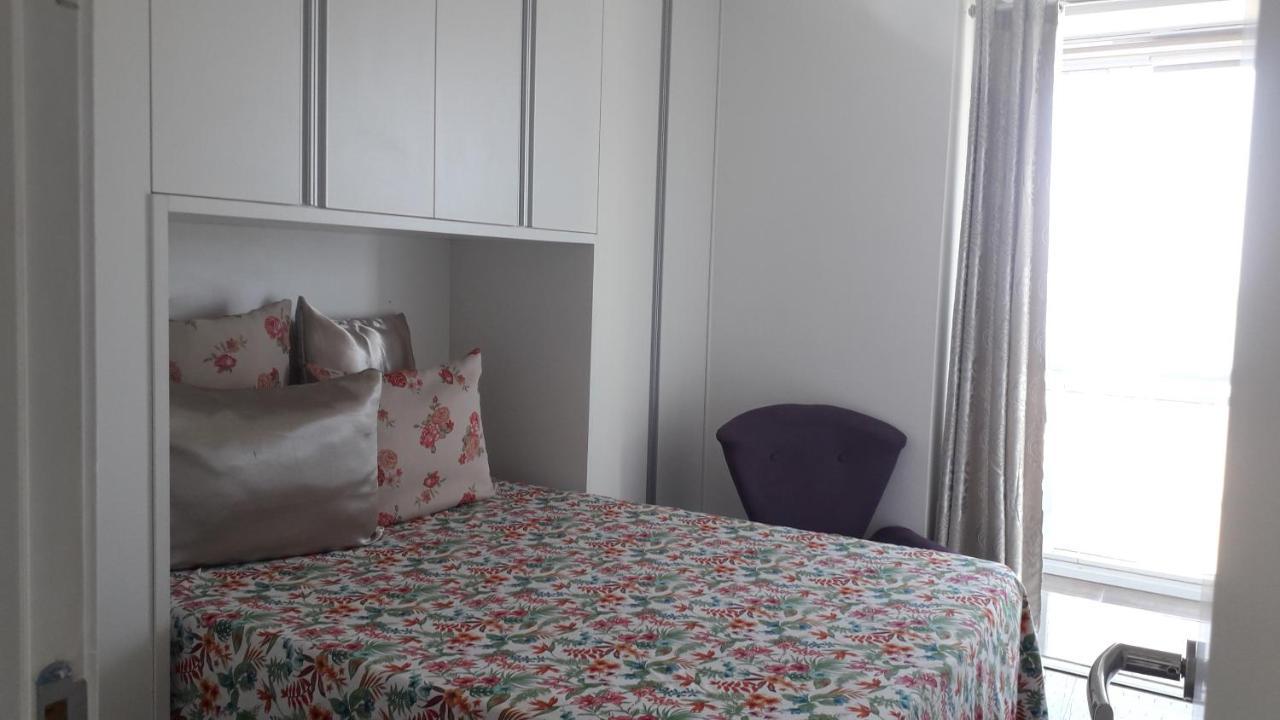 Maravilhoso Apto Vista Mar Jacuzzi Wi Fi Pé Areia Santos  Esterno foto